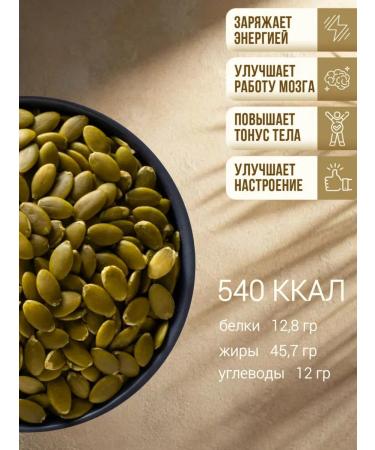 Royal Nuts Pumpkin seeds purified 500 grams - Buy Online on GoSupps.com