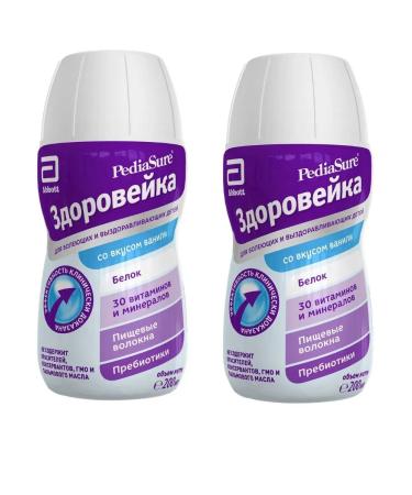 PEDIASURE Mixture of liquid healthy vanilla 200ml 2pcs
