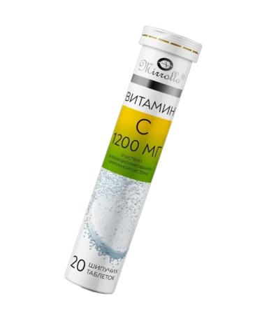 Mirolla Sparkling tablets vitamin C 20 pieces 4 units - Buy Online on GoSupps.com