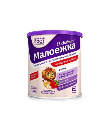 Pediasure Dry mixture of a small one with a taste of strawberries 400g