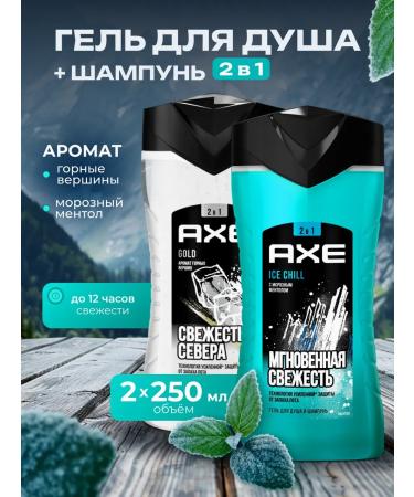 Axe Set of male shower gel and shampoo 2 pcs