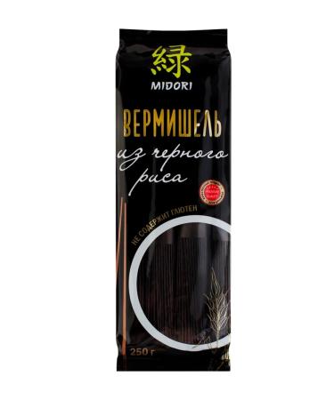 Vermichel of black rice Midori 250g 3 pcs - Buy Online on GoSupps.com