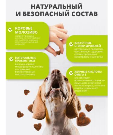 BEST PETS Vitamins for dogs with a probiotic omega-3 coenzyme colostrum - Buy Online on GoSupps.com