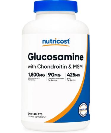 Nutricost Glucosamine Chondroitin MSM (Glucosamine Chondroitin MSM) - Buy Online on GoSupps.com