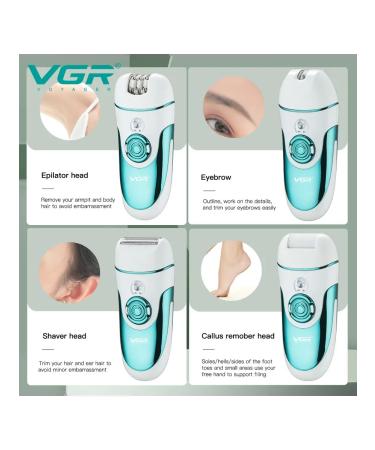 VGR / Epilator / Trimmer / Women's epilator women's epilator - Buy Online on GoSupps.com