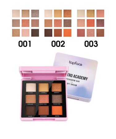 TopFace Maestro Academy Eyeshadow Bar - Palette shadows 003 - Buy Online on GoSupps.com
