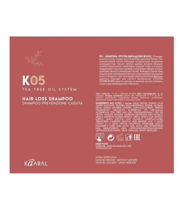 Kaaral 05 Hair Loss Shampoo 500  - Buy Online on GoSupps.com