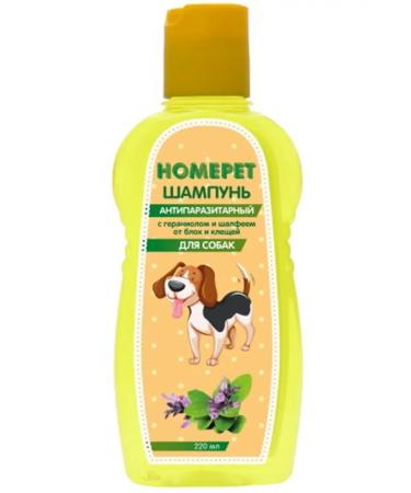 HomePet Antiparasitic dog shampoo from fleas and ticks 220 ml