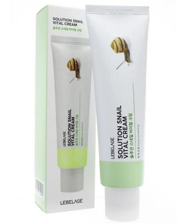 Lebelage Facial cream with snail mucin 50 ml - Buy Online on GoSupps.com