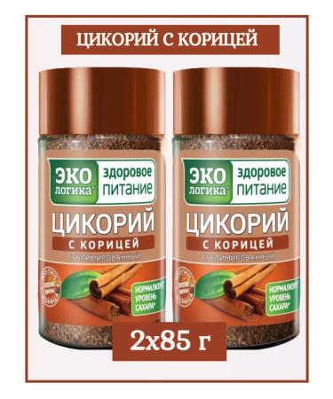 Ecology Healthy Nutrition Tsikoria sublimated with cinnamon 85g x 2pcs