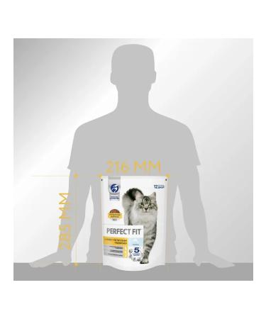 PERFECT FIT Sensitive food for sensitive cats salmon 0.65 kg 4 pcs - Buy Online on GoSupps.com