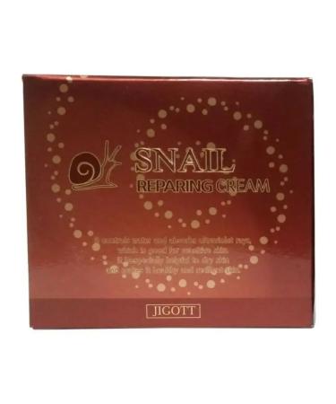 Jigott Facial cream with snail mucin 100 g - Buy Online on GoSupps.com