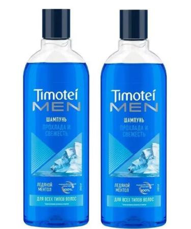 TIMOTEI Cool shampoo and freshness 400 ml 2 pieces