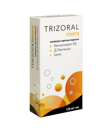 Trizoral Fort shampoo against dandruff 120ml 3 pcs - Buy Online on GoSupps.com