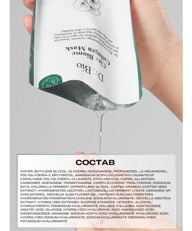 Dr BIO Facial face mask 1 pcs Korea with collagen - Buy Online on GoSupps.com