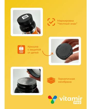 VITAMIR PRO Vitamin C 500 mg (Vitamin C) 120 pcs - Buy Online on GoSupps.com