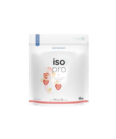 Nutriversum ISOPRO protein 86% 700 g white chocolate strawberries