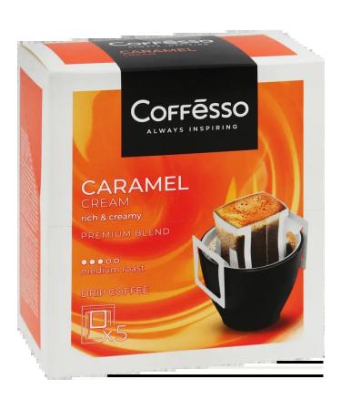 COFFESSO Ground Caramel Cream Frying 50g 5pcs - Buy Online on GoSupps.com