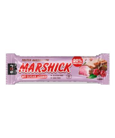 SOJ Protein Baton Marshmallow with the taste of cherries in