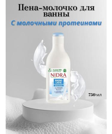 Nidra Foam milk for bath milk proteins 750 ml