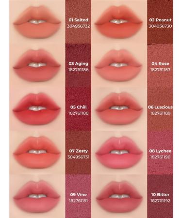 Holika Holika Korean matte tint for the lips 01 Salted - Buy Online on GoSupps.com