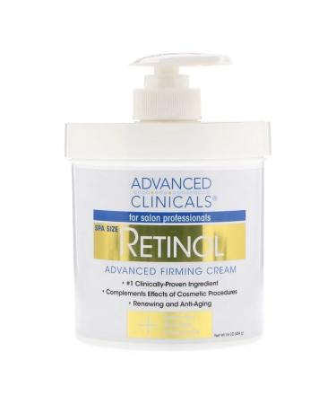 Advanced Clinicals Anti -aging face cream with retinol against wrinkles