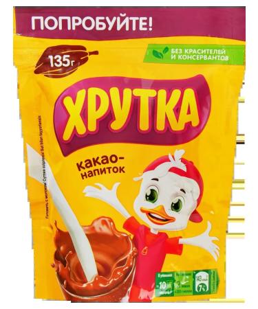 Khrutka Cocoa-drinker-drainable 135g 4pcs