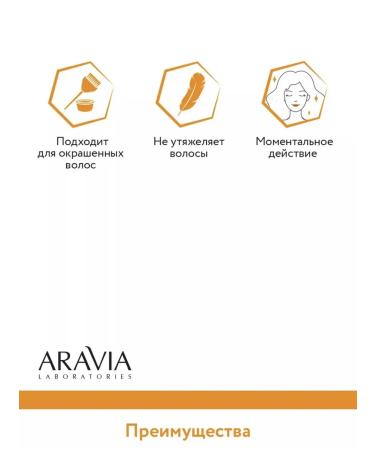 ARAVIA Laboratories Extractive mask for dry hair 200 ml - Buy Online on GoSupps.com