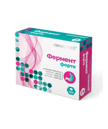 Consumed Enzyme Forte table. No. 100