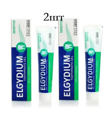 Elgydium Toothpaste -gel sensitive 75ml - 2pcs