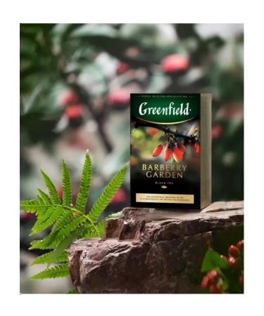 Greenfield Black black tea Barberry Garden 100 g - 2 pieces - Buy Online on GoSupps.com