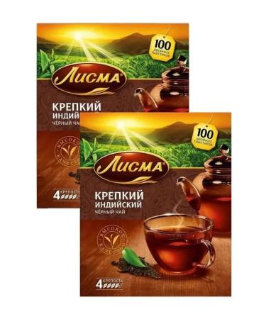 Lisma Black tea strong 100 pack - 2 pieces