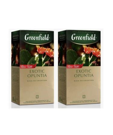 Greenfield Tea exotic Plaztation Black 25 pack - 2 pieces