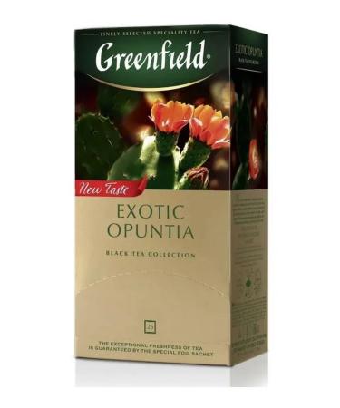 Greenfield Tea exotic Plaztation Black 25 pack - 2 pieces - Buy Online on GoSupps.com