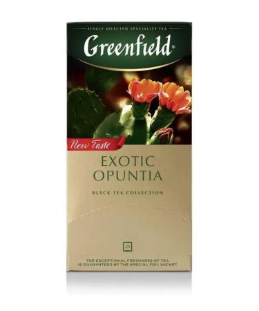 Greenfield Tea exotic Plaztation Black 25 pack - 2 pieces - Buy Online on GoSupps.com