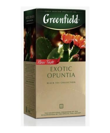 Greenfield Tea exotic Plaztation Black 25 pack - 2 pieces - Buy Online on GoSupps.com