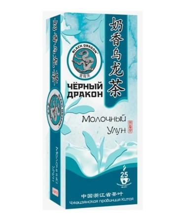 Black Dragon Tea milk ulun 25 packs. - 3 pieces - Buy Online on GoSupps.com