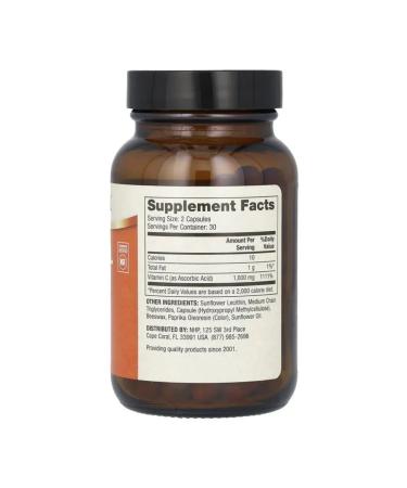 Dr Mercola Liposomal vitamin C 1000 mg 60 capsules - Buy Online on GoSupps.com