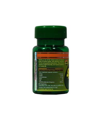 BEAUTECRETS Sunova Spirulina Spirulina 60 Caps - Buy Online on GoSupps.com