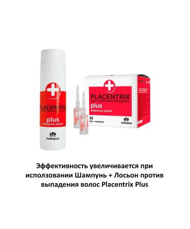 Farmagan Shampoo against hair loss placentrix 250 ml - Buy Online on GoSupps.com