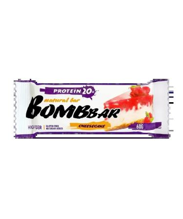 BombBar Bank protein raspberry cheesecake 60g 7pcs
