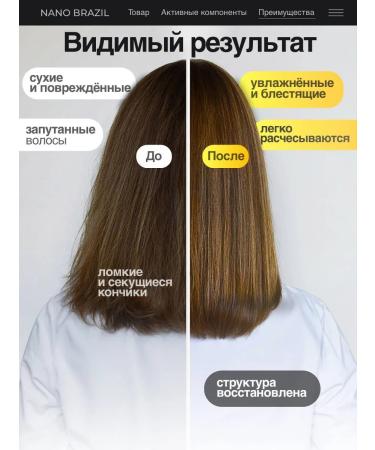 NANO BRAZIL Keratin hair mask Professional Magic Hair - Buy Online on GoSupps.com