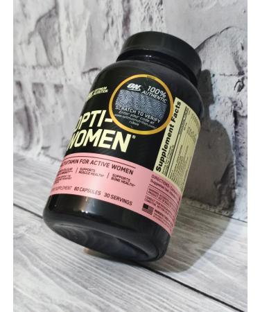 Optimum Nutrition Women's vitamins Opti-Women 60 Health Capsules - Buy Online on GoSupps.com