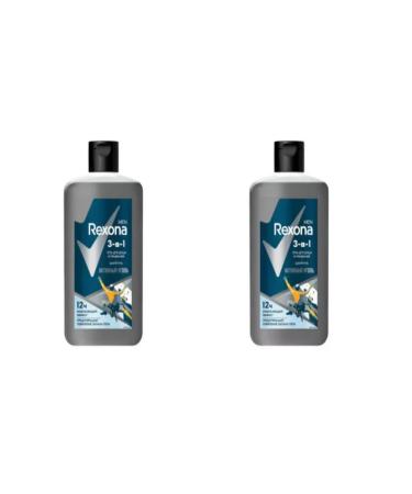Rexona Shower gel Men 3B1 Active coal 490 ml 2 pcs