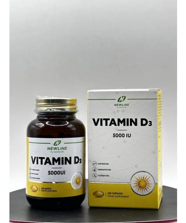 Vitamin D3 NewLine 120K 5000IU