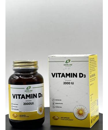 MarhStore Vitamin D3 NewLine 120K 2000IU