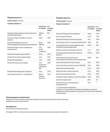 NATURELO Vitamins for pregnant women Prenatal 180 capsules - Buy Online on GoSupps.com