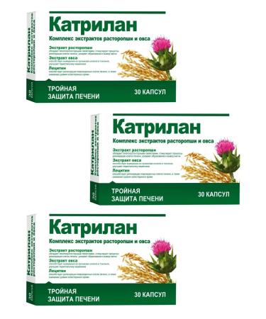 Katrilan Complex for the liver of milk thistle and oats 30 pcs 3UP