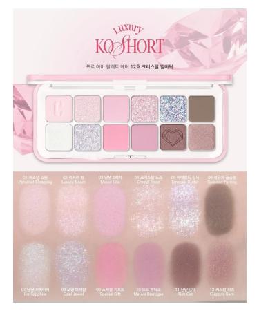 Clio EYE PALETTE AIR 12 Crystal PAW - Korean shadow palette - Buy Online on GoSupps.com