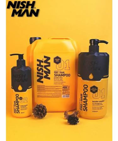 Nishman Hair shampoo Professional 5 liters - Buy Online on GoSupps.com